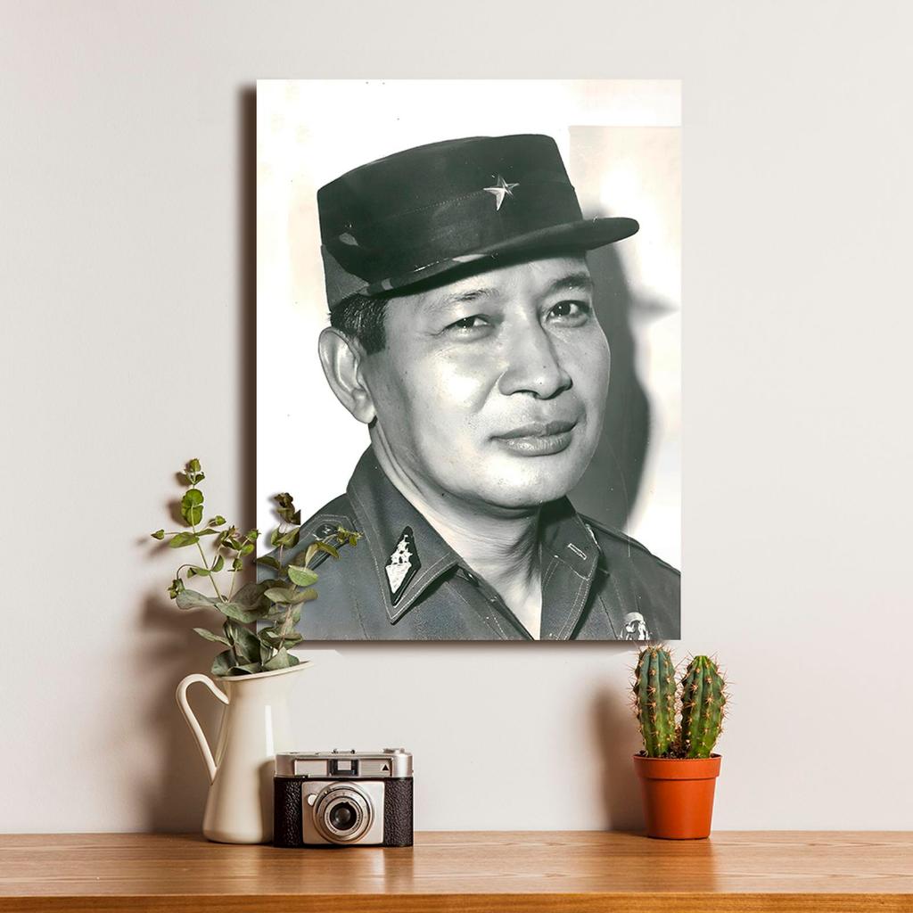 Poster Soeharto Suharto Pajangan Dinding Dekorasi Rumah Vintage