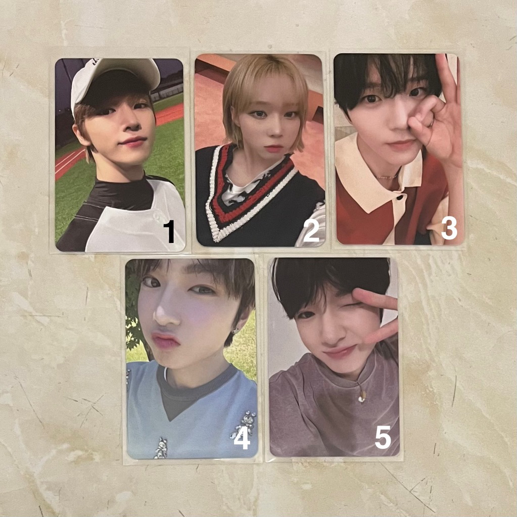 [ SALE ] Ready Stock PC Photocard AAB Aespa Winter Kim Minjeong Riize Sungchan NCT Wish Jaehee Sakuy