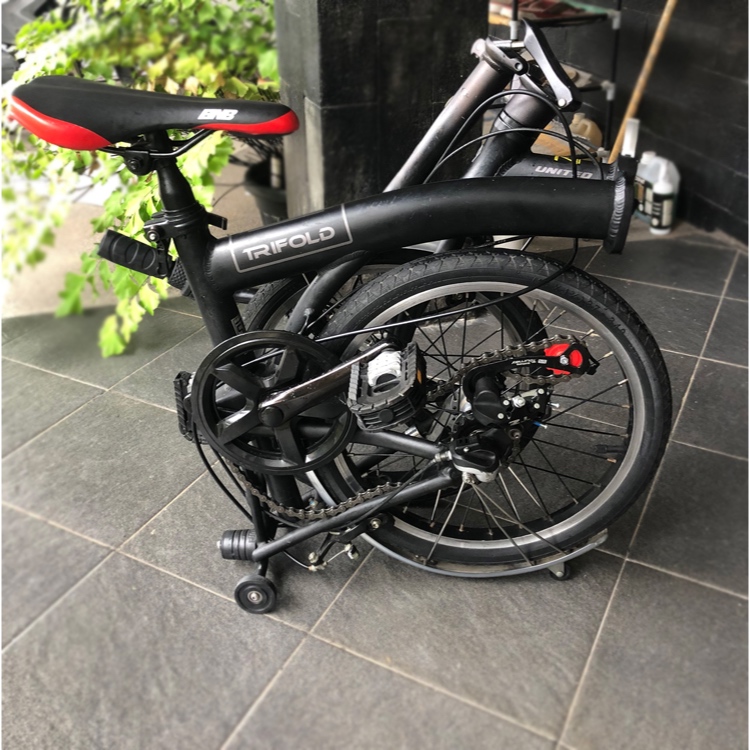 Sepeda Lipat folding bike United Trifold 3s