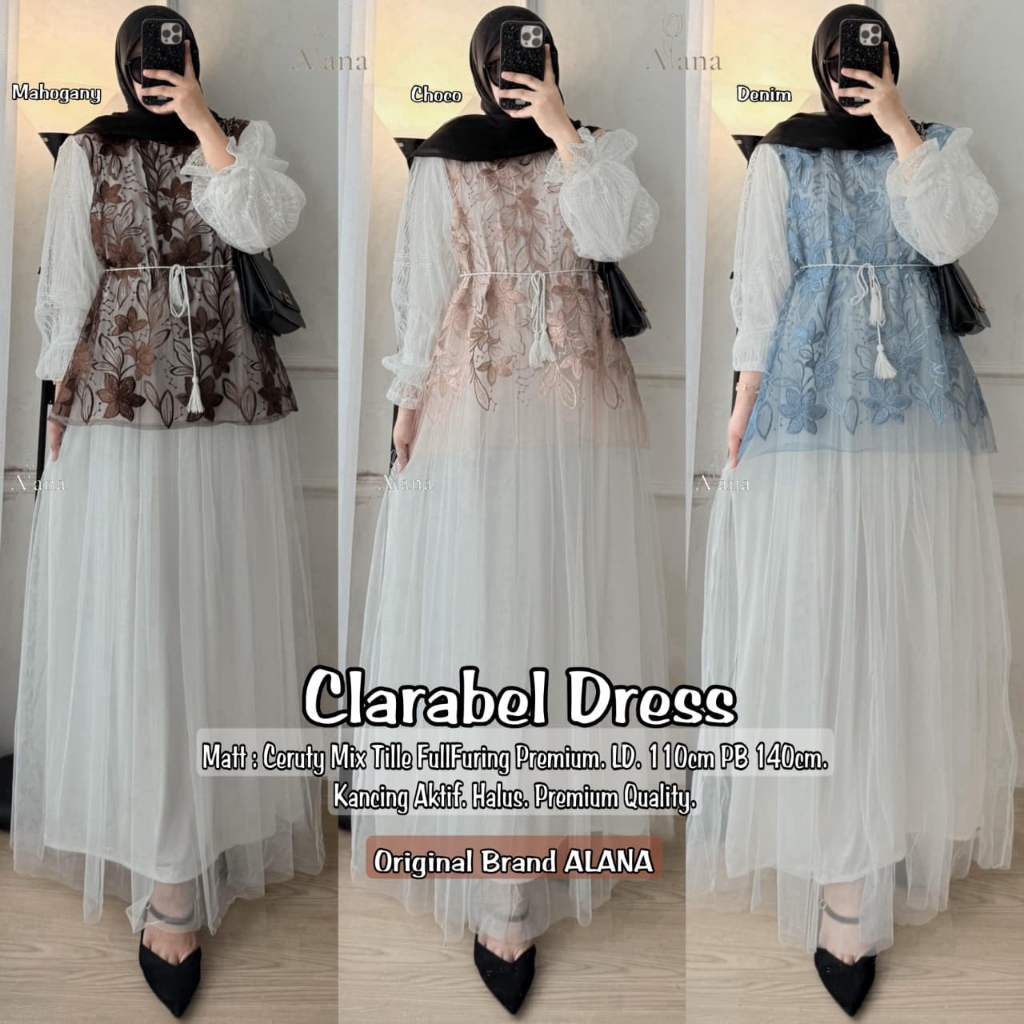 Pakaian Wanita HQ CLARABEL DRESS From AlANA FASHION STORE