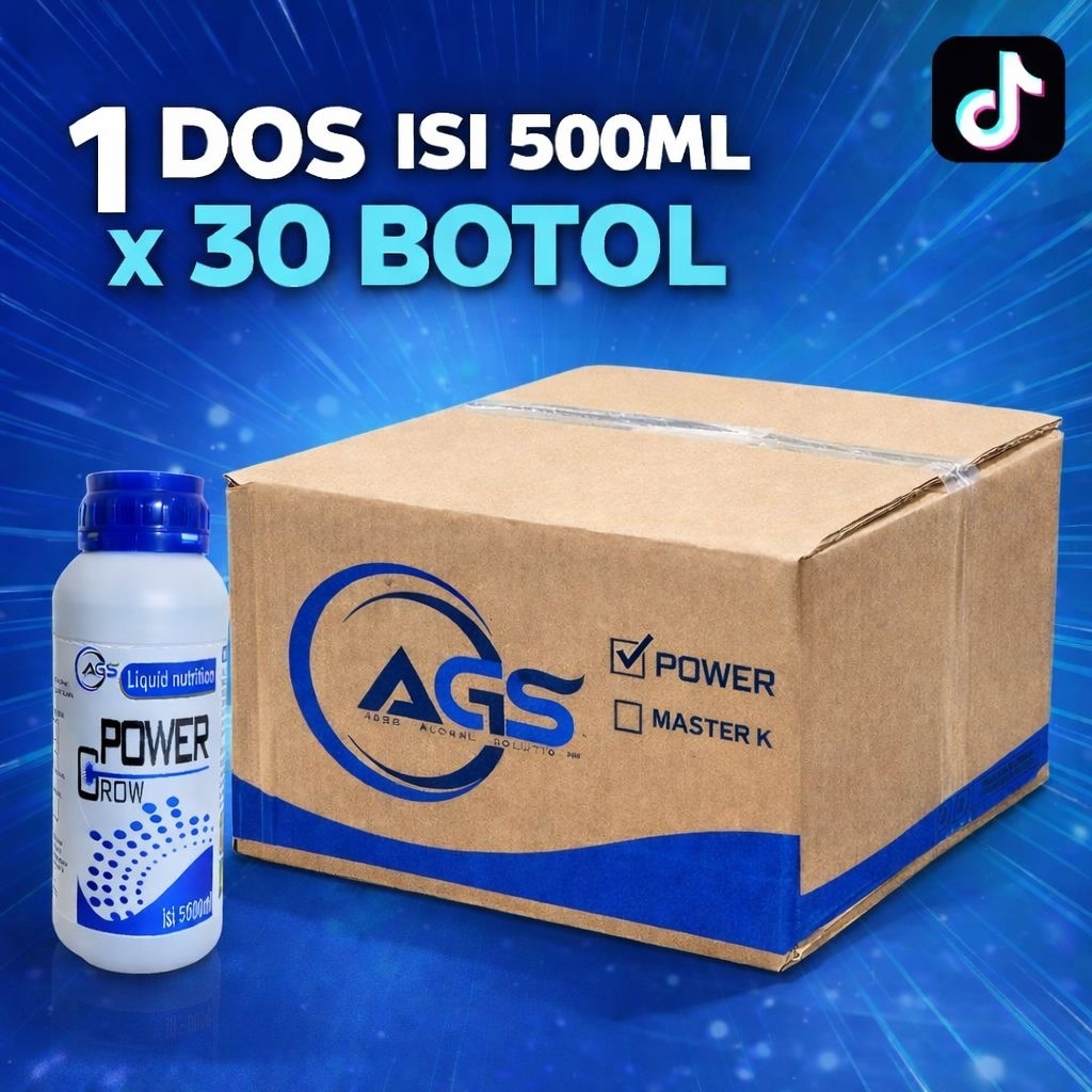 power grow 500ml x 30 botol ( GROSIR )