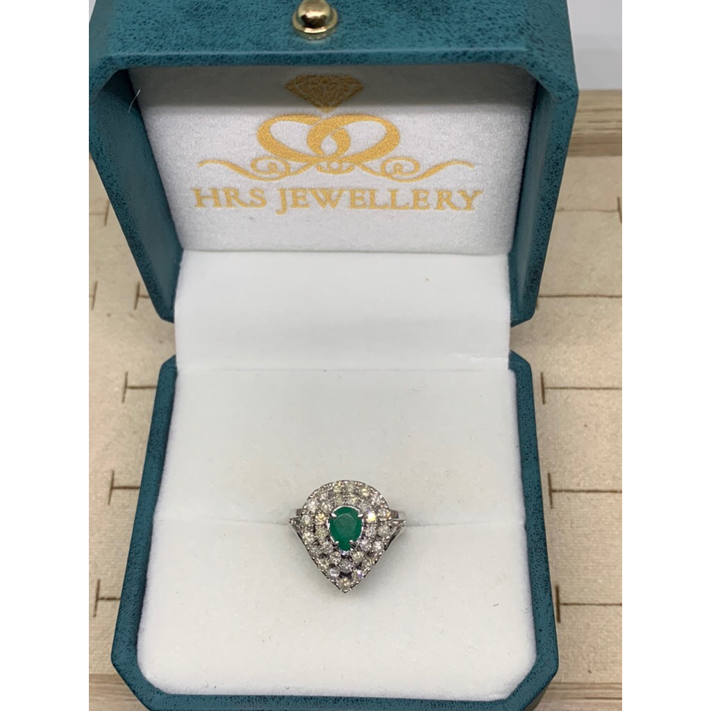cincin berlian eropa / cincin zamrud
