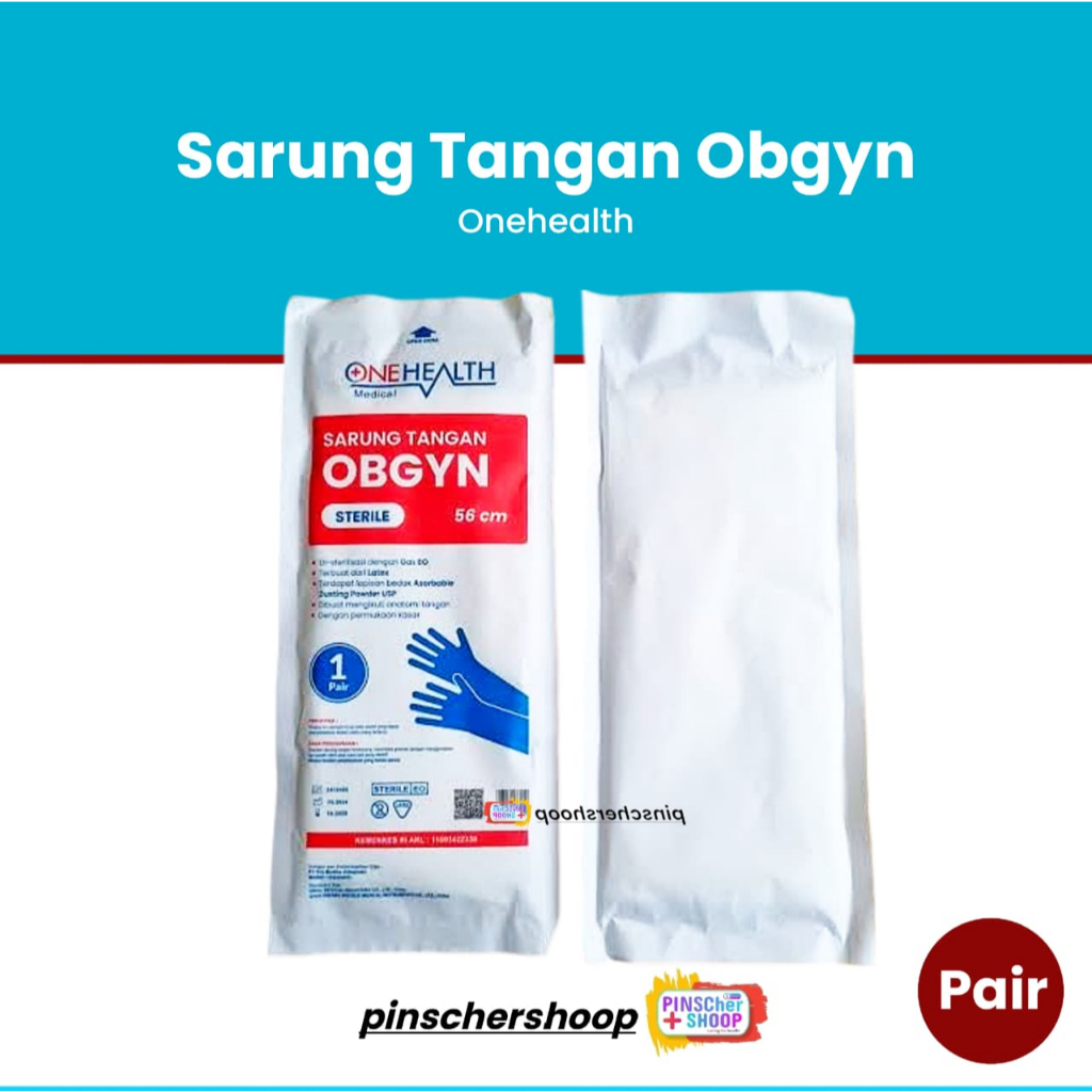 Onehealth Sarung Tangan Obgyn Sterile Handscoon Gynekolog / Pair
