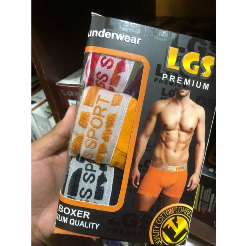 Celana Dalam LGS Boxer LGS Original Celana Dalam Pria/ Cowok Kualitas Tinggi