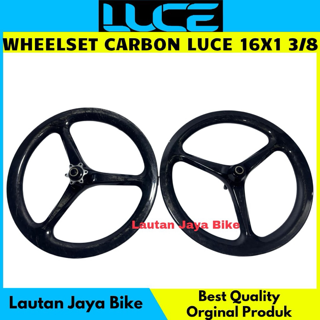 Wheelset Carbon Luce Sepeda Lipat 16 349 New
