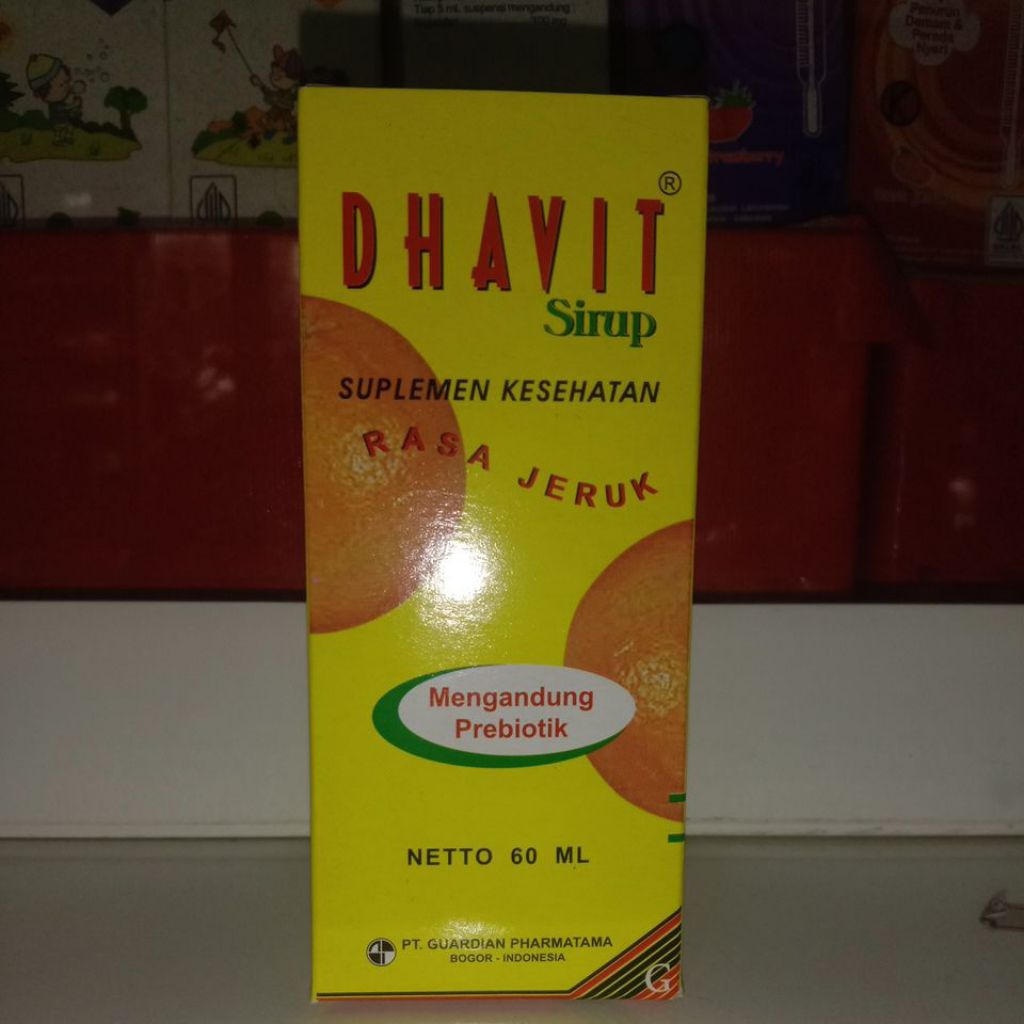 Sirup Multivitamin Dhavit 60 ml - Membantu Meningkatkan Nafsu Makan