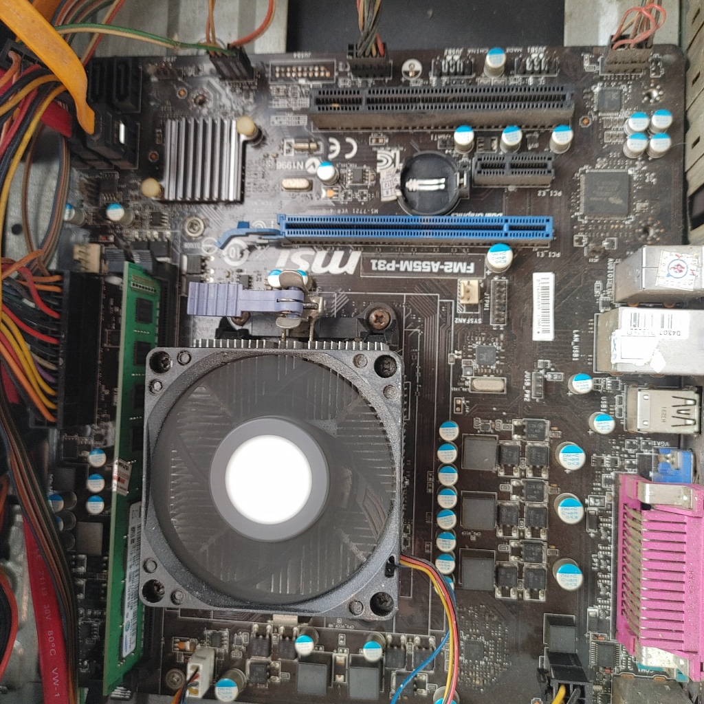Motherboard MSI FM2-A55M-P31 eror kode 99 mobo only