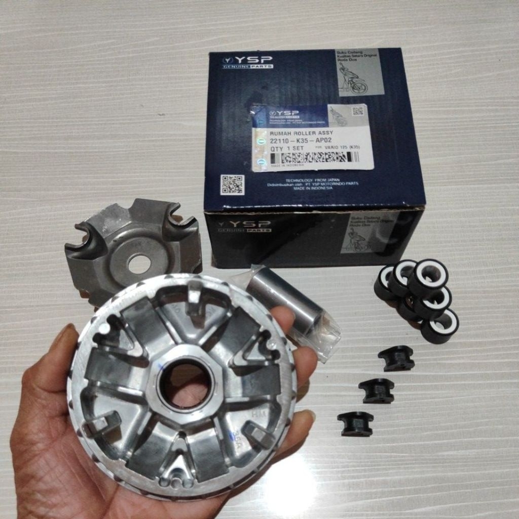 YSP RUMAH ROLLER SET ASSY VARIO 125 K35 / VARIO 125 150 NEW LED ESP K36 /RUMAH ROLLER SET KOMPLIT OR