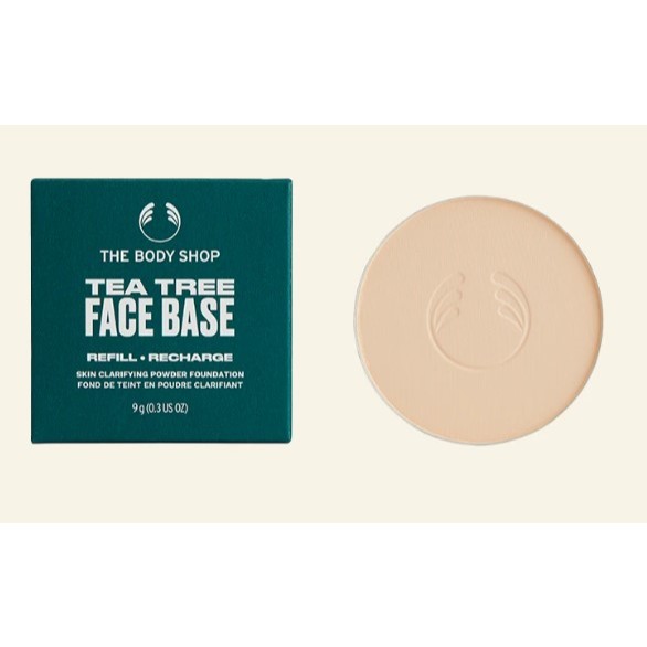 Bedak Refill The Body Shop Tea Tree Face Base Light 1N Refill