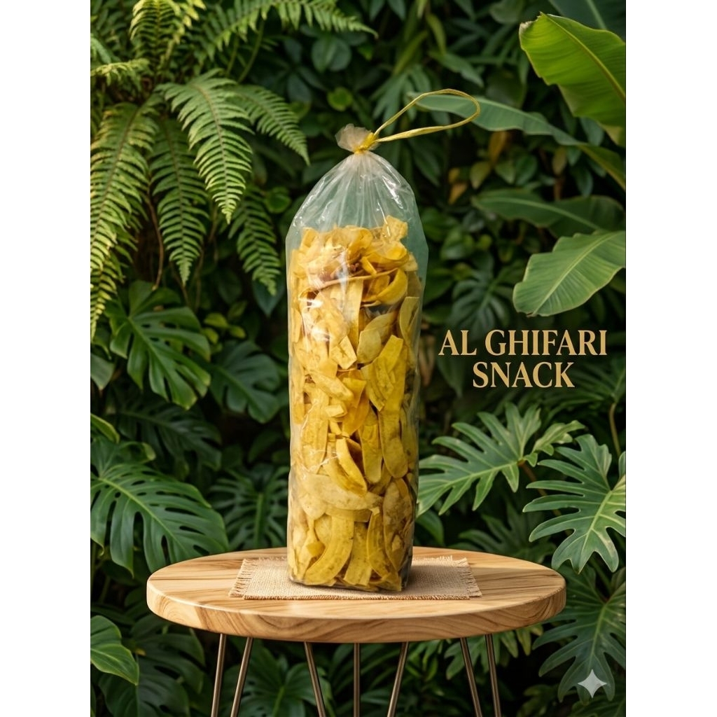 Keripik Pisang Original 1Bal 1kg Al Ghifari Snack
