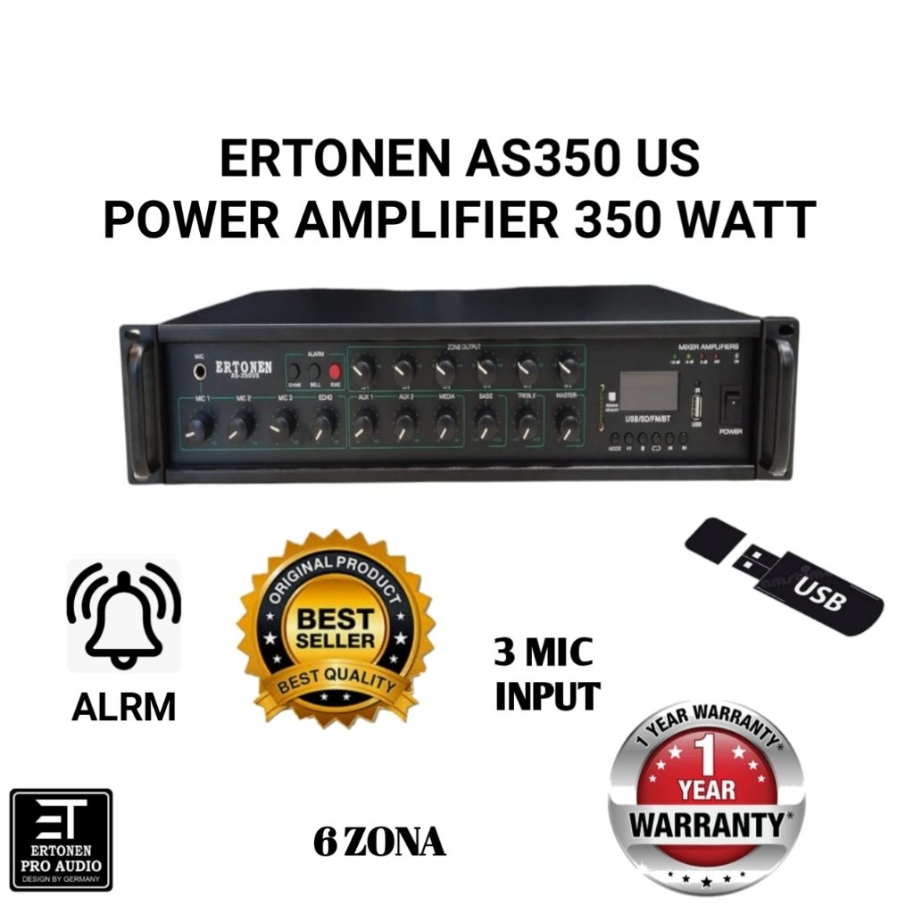 Power amplifier ertonen as350 us 350watt original