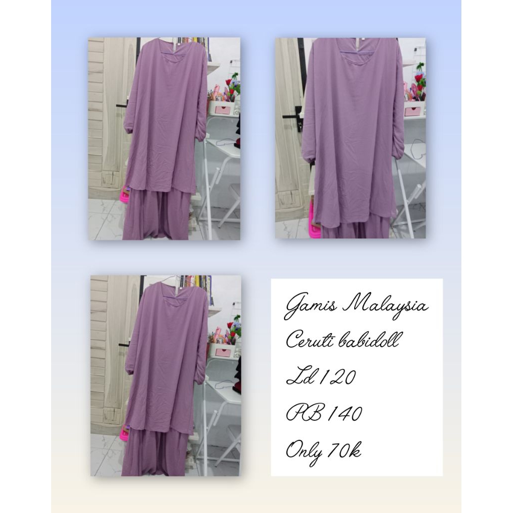 Gamis malaysia preloved