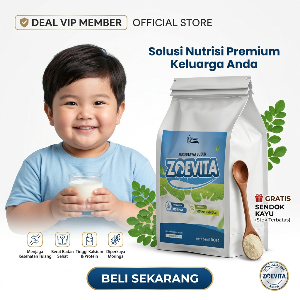 Uswah - ZOEVITA Susu Penggemuk Badan Anak 1KG