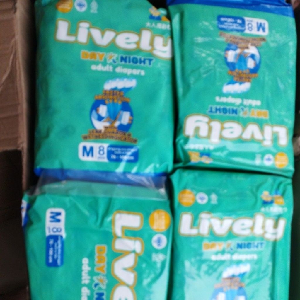 lively pampers dewasa perekat uk M