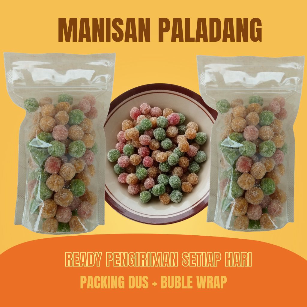 MANISAN PALADANG/PALEDANG  (PALA&PEPAYA) MANIS ASAM CEMILAN HARI RAYA