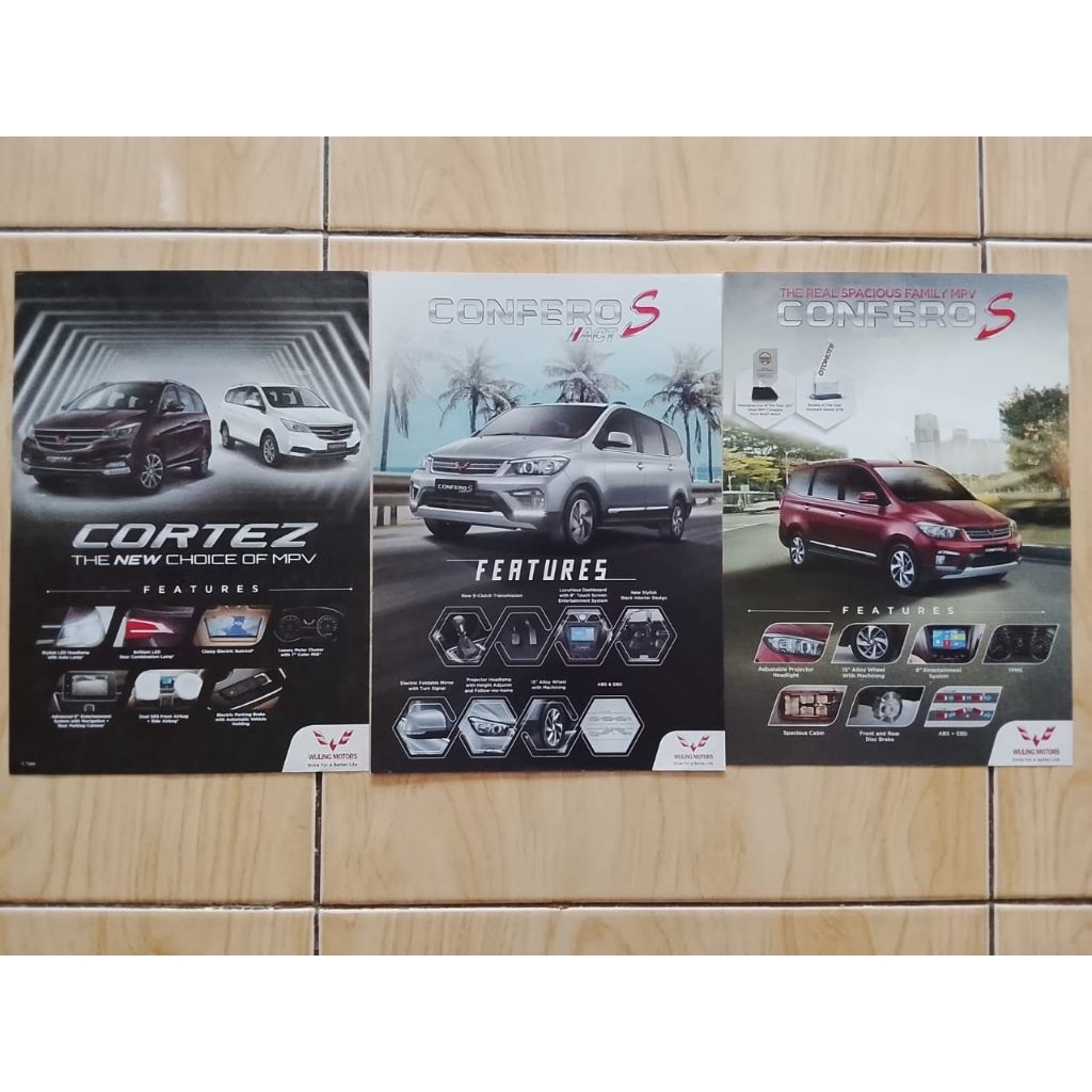 Brosur Wuling Confero + Wuling Cortez