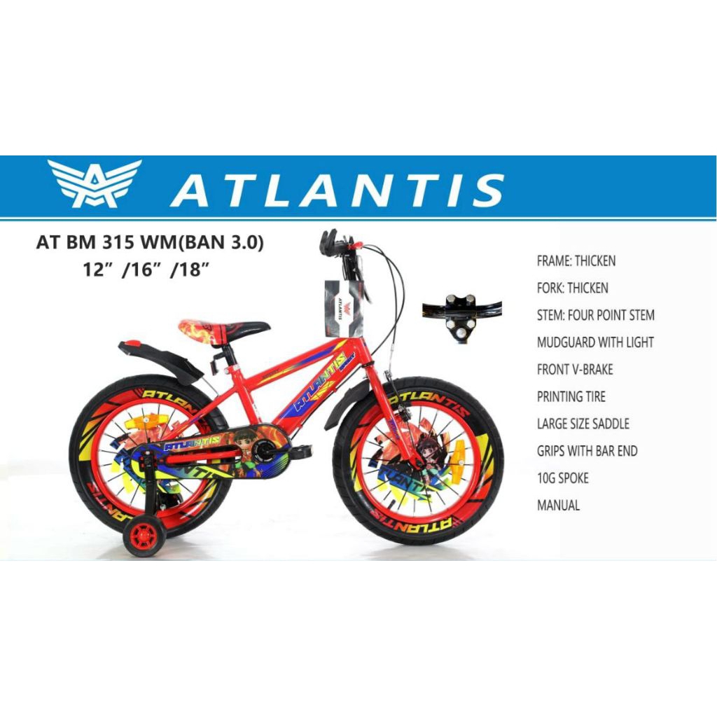 Sepeda Anak bmx 18 inch AT215 atlantis