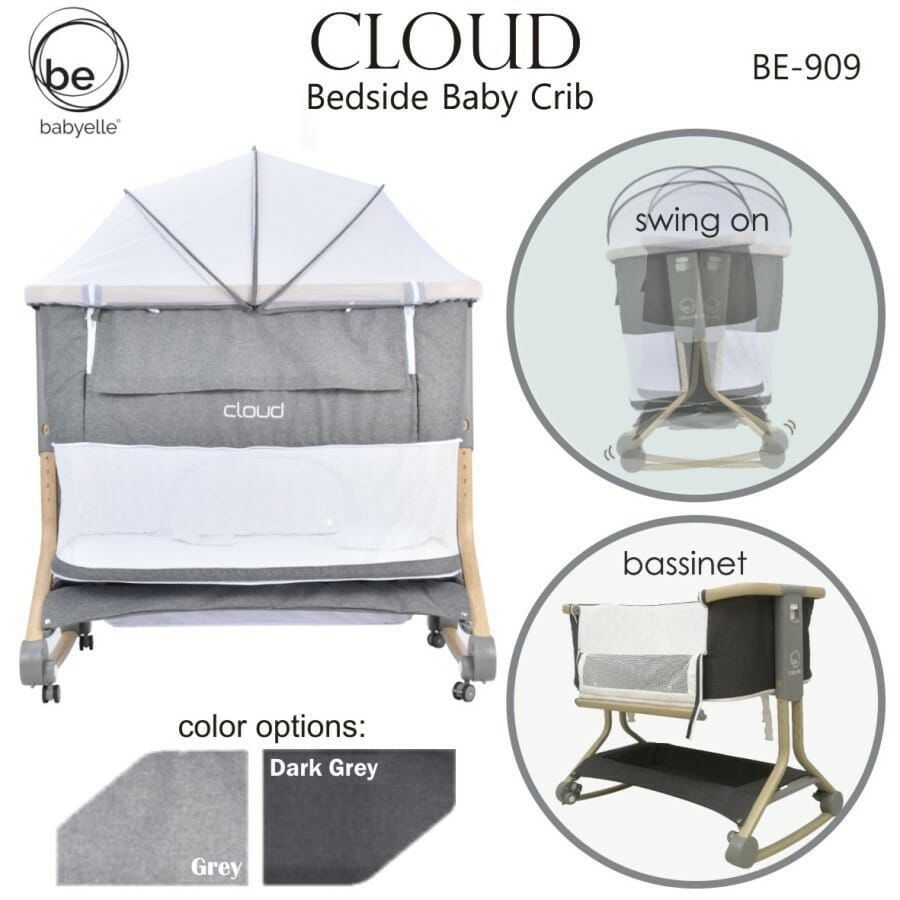 Babyelle Box Bayi Babyelle Cloud Bedside Baby Crib Ranjang Bayi Baby Elle Tempat Tidur Ayunan Bayi B