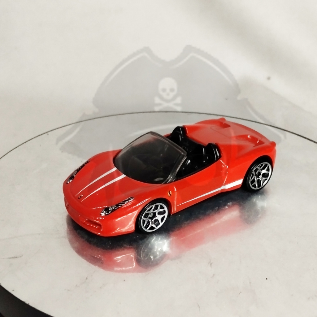 DIECAST HOTWHEELS LOOSE REAL CARS FERRARI 458 SPIDER, HOTWHEELS FERRARI