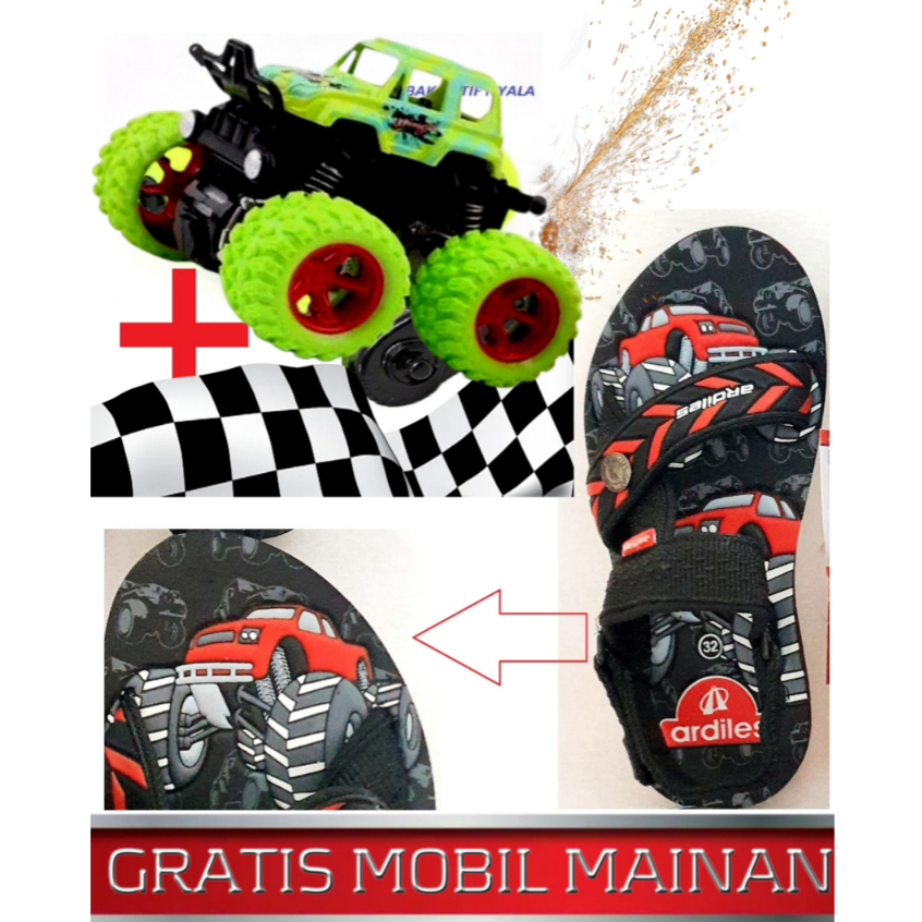 Sandal Gunung Anak BERHADIAH MAINAN MOBIL Outdoor size 24-37 Sendal Gunung Anak ARDILES UNISEX CEWE 