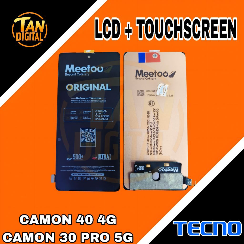 LCD TECNO CAMON 40 4G / TECNO CAMON 30 PRO 5G MEETOO