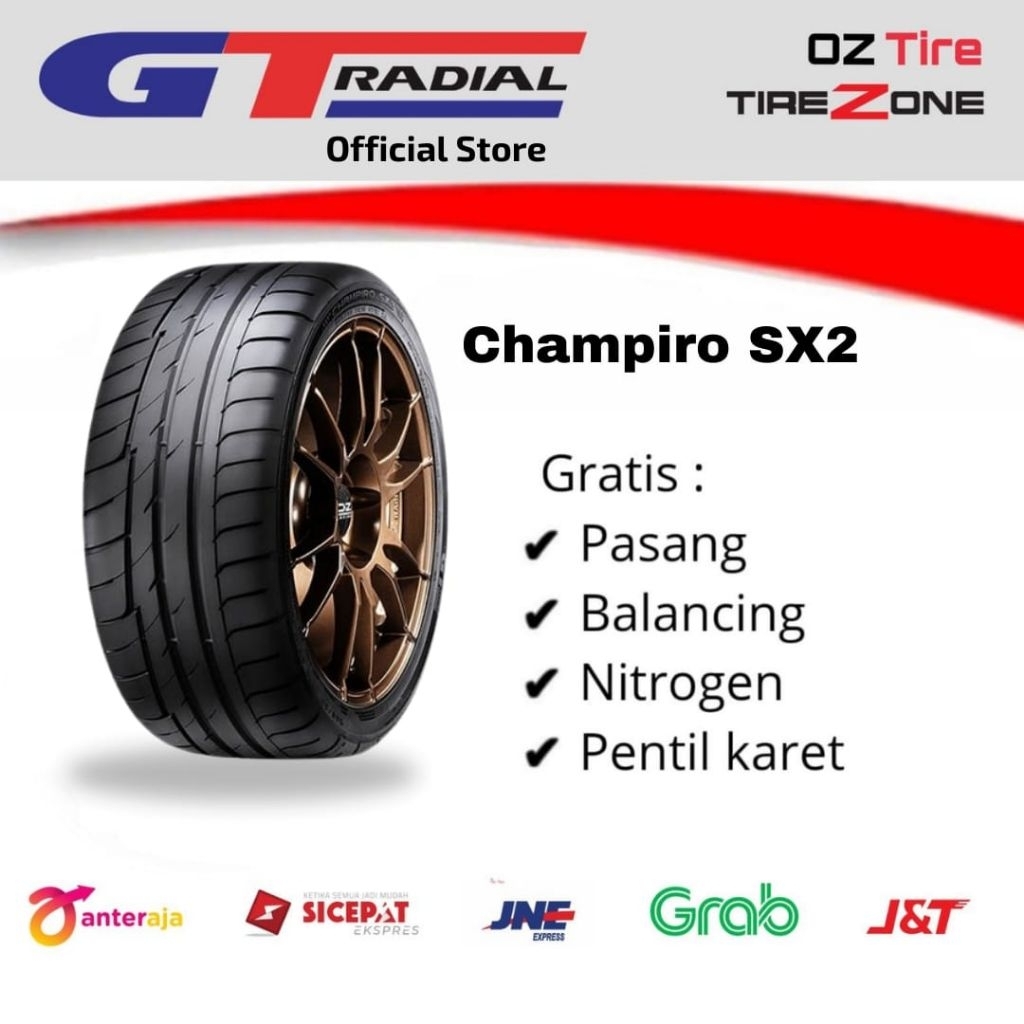 Ban Mobil GT Radial 195/55 R15 Champiro SX 2