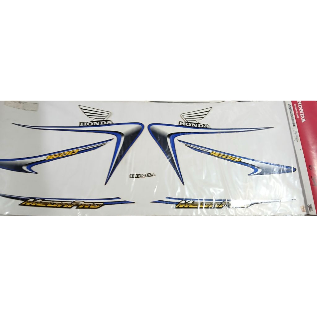 871X0 KEH 600ZB STRIPING BODY MEGAPRO PRIMUS HITAM BIRU ORIGINAL