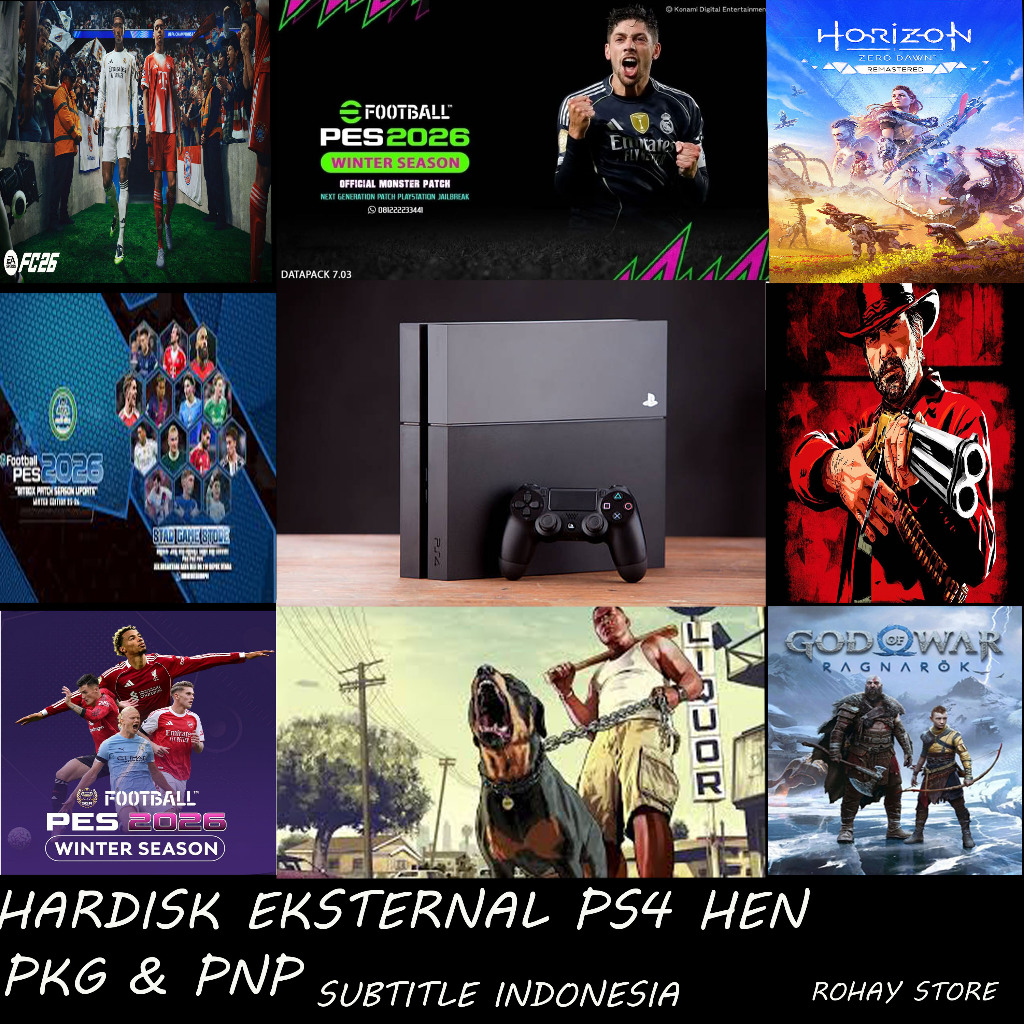 HARDISK EKSTERNAL PS4 500GB - 2TB