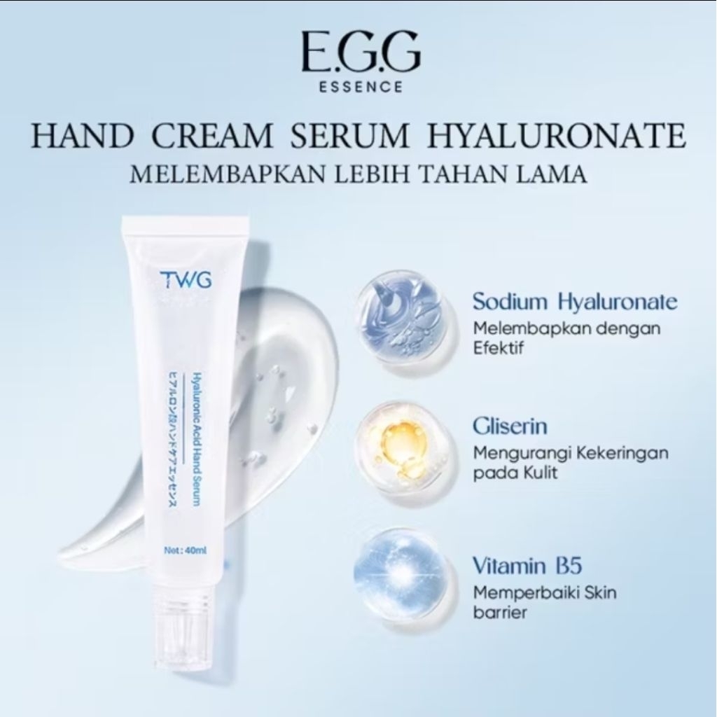 TWG Hyaluronic acid hand cream (serum tangan)