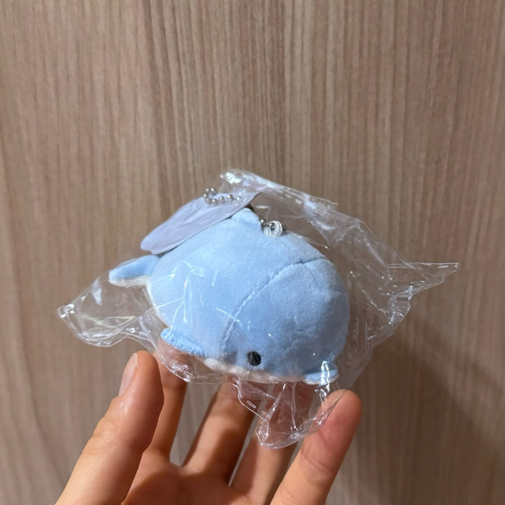 (New+Ori) LivHeart Marshmallow Aquamie Mini Dolphin Keychain Plush