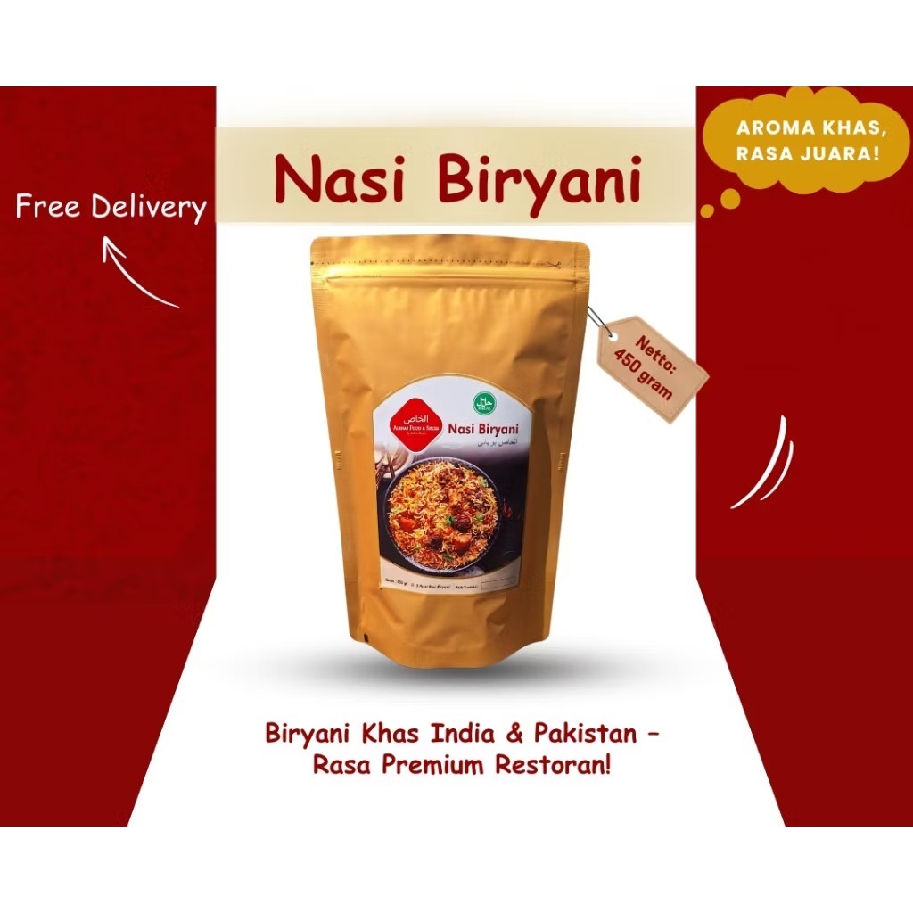 Paket Nasi Briyani Komplit Bumbu Instan Lengkap