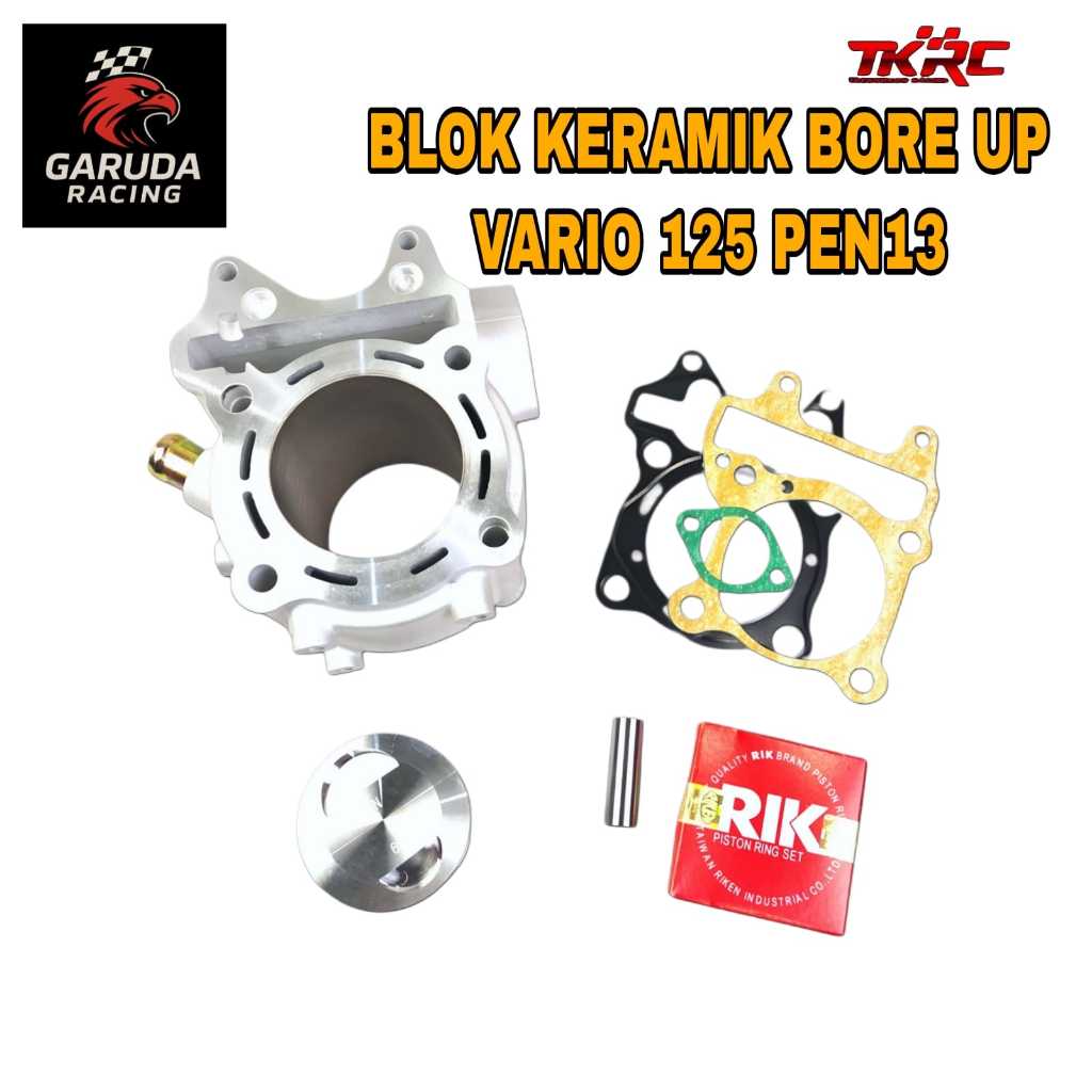 BLOK SEHER BORING BORE UP KERAMIK HONDA VARIO 125 150 PEN 13 62MM 63MM