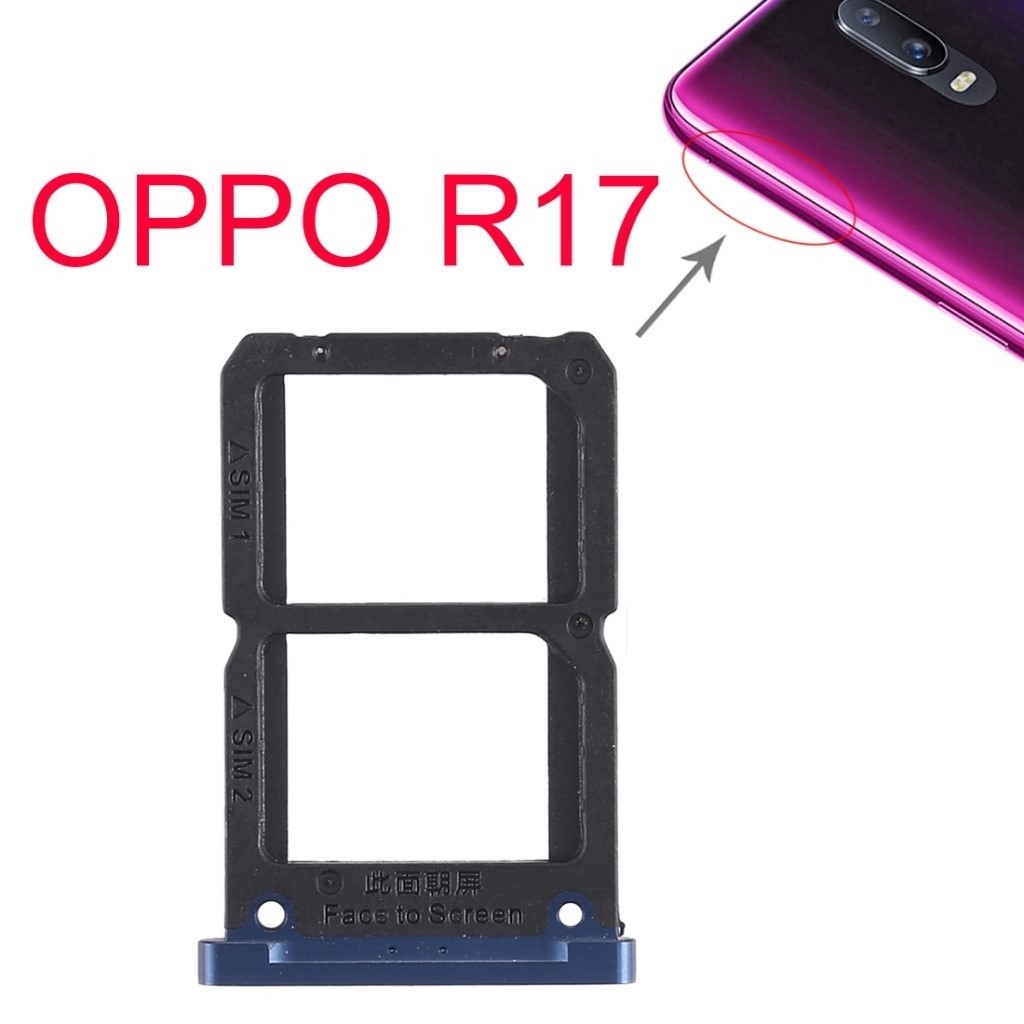 Simtray - Simlock - Sim Tray - Slot Sim - Sim Lock - OPPO R17 / CPH1879 / PBEM00