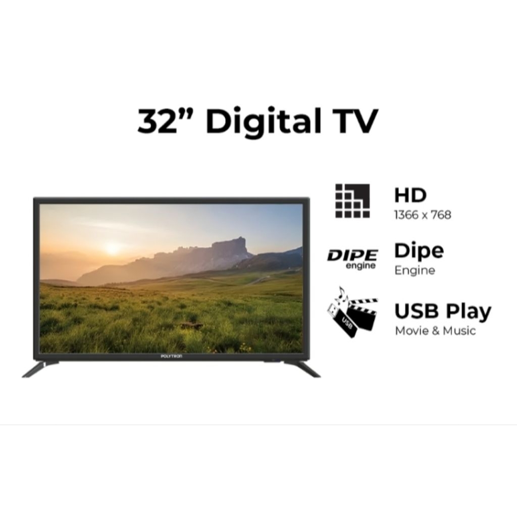 TV Polytron 32 Inch Digital TV/ Android Google TV