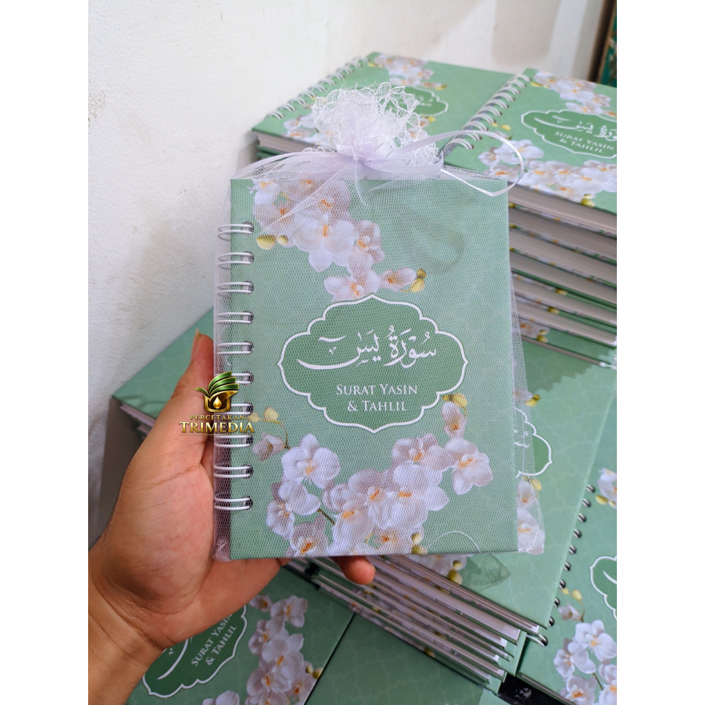 BUKU YASIN l BUKU YASIN HARDCOVER SPIRAL / Buku Yasin dan Tahlil Jilid Spiral Isi 176 Halaman art pa