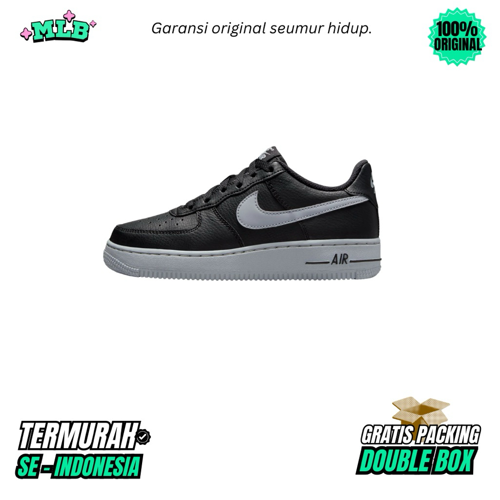 Sepatu Air Force 1 GS Wolf Grey