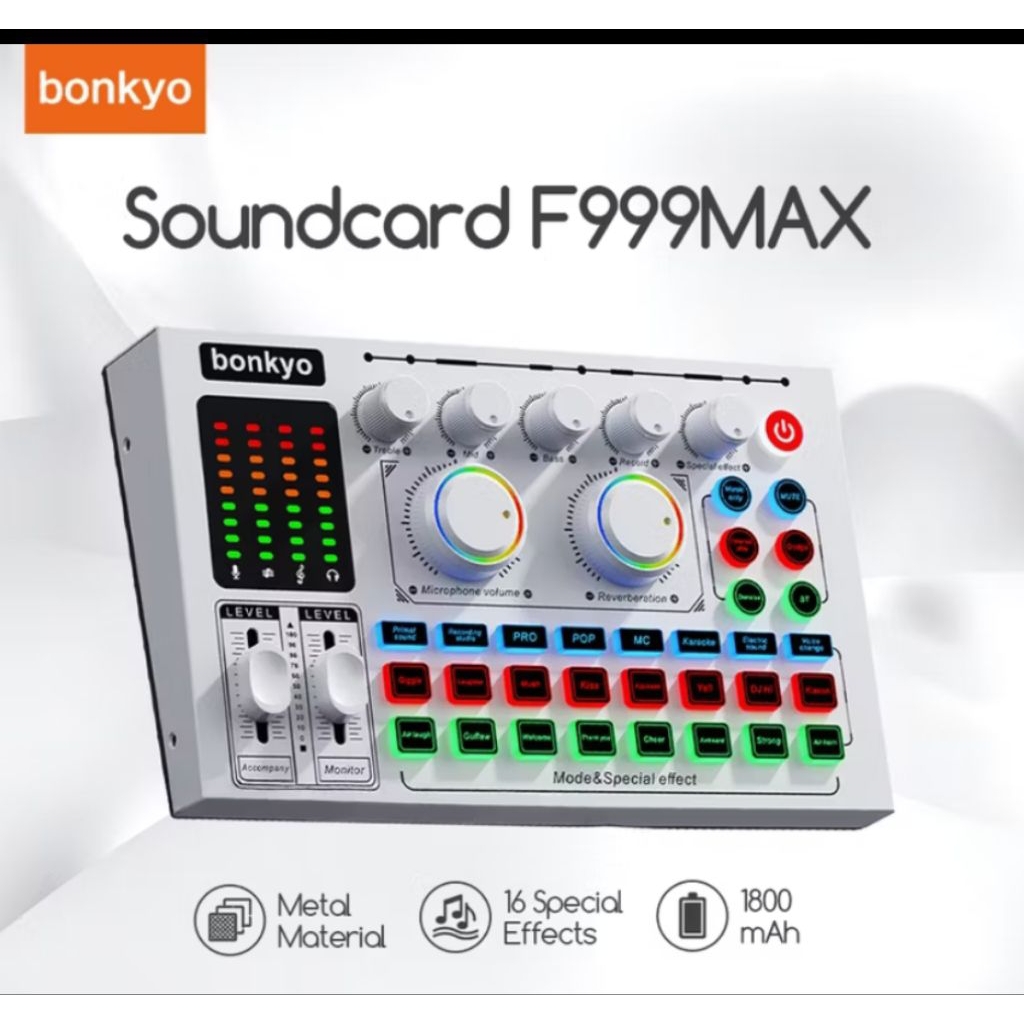 bonkyo F999 MAX soundcard live
