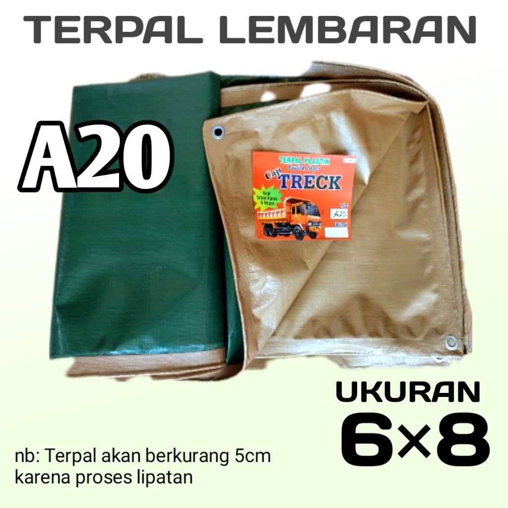terpal A20 korean ukuran 6x8