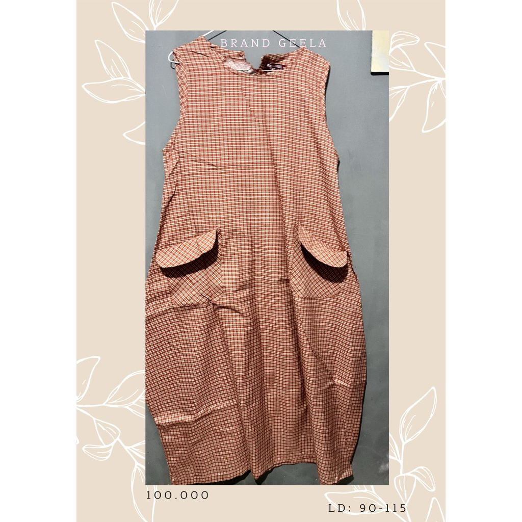 PRELOVED Dress/gamis/outer Brand dauky elzatta triset himeka vintage