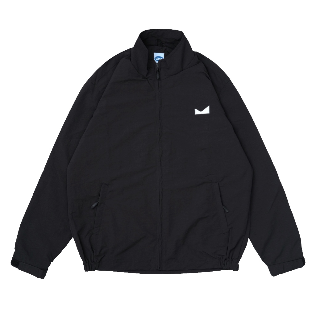 VAST TRACK JACKET – Embroidered Logo – VTJ-04 – Black
