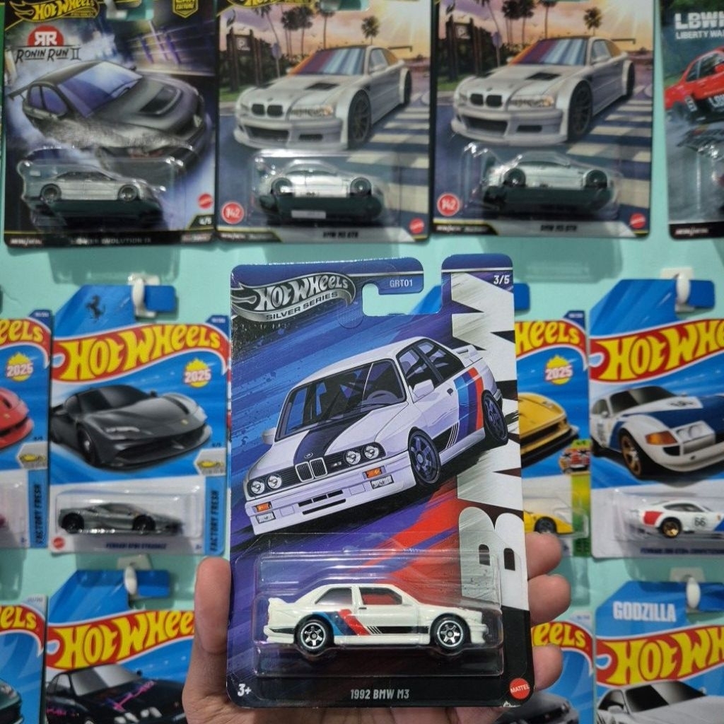 HOT WHEELS SILVER SERIES BMW M3 PUTIH