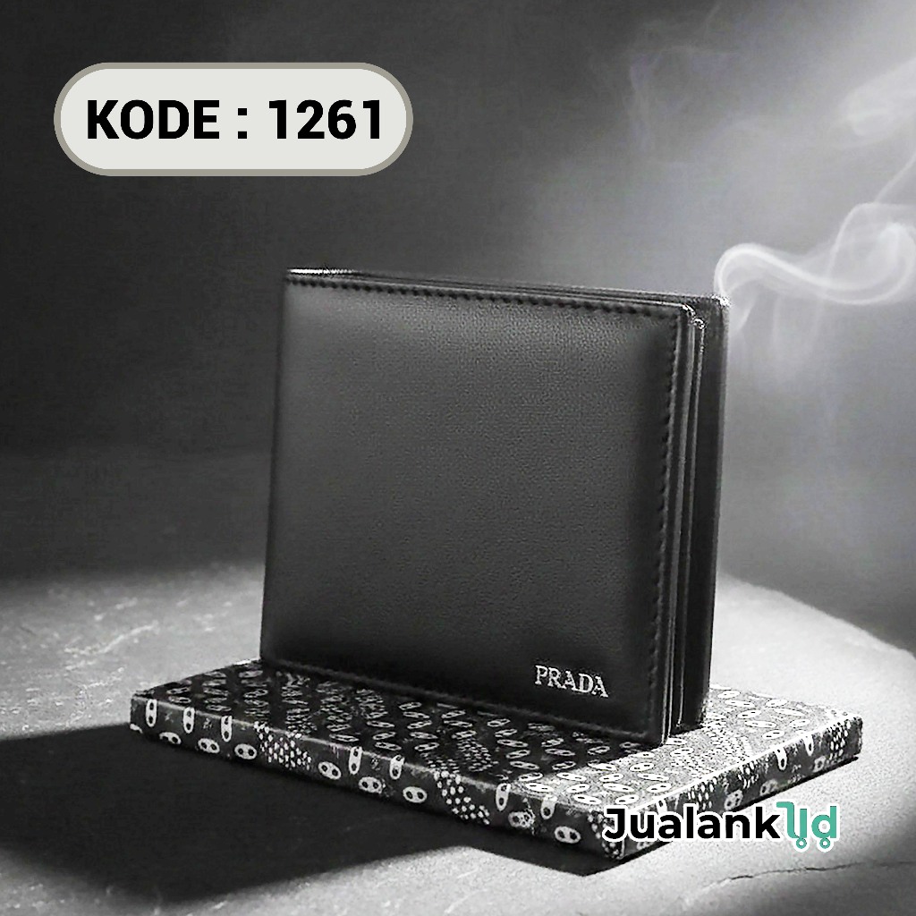 Dompet Pria - 1261 - Emblem Prada