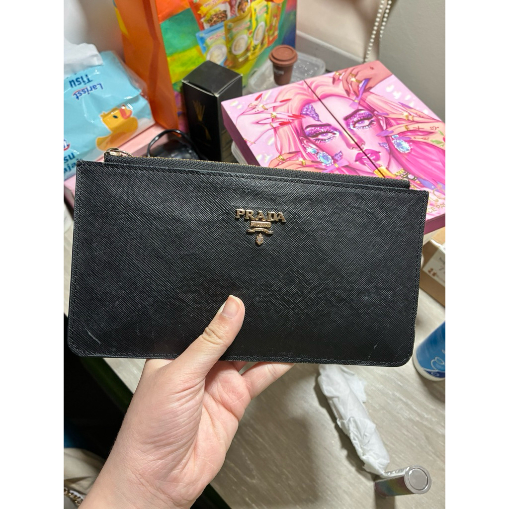 Preloved Dompet Prada Original