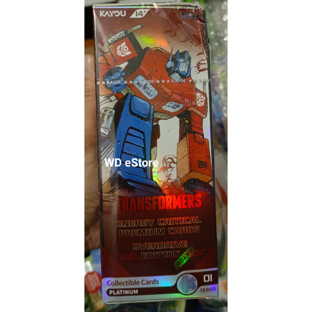 Kartu Kayou Transformers Energy Critical Seal Box