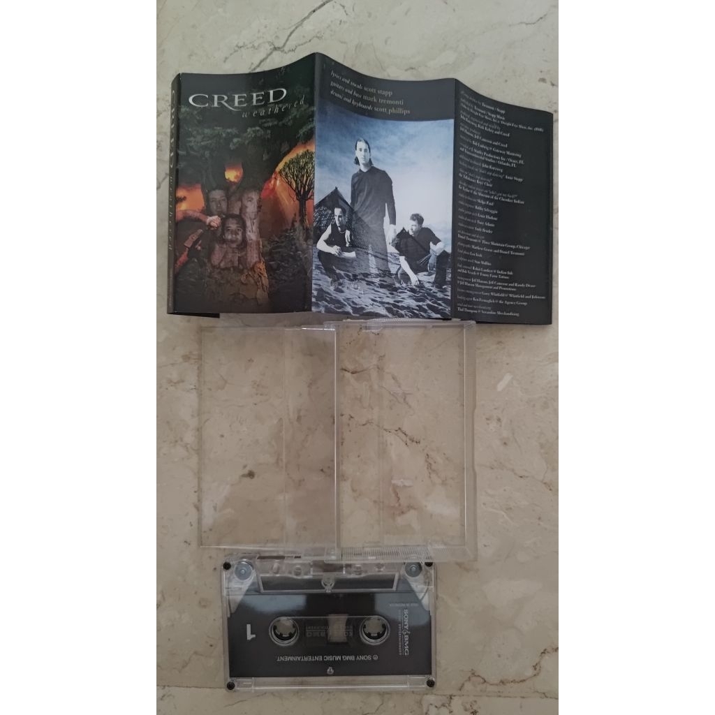 Kaset Pita Creed Album Weathered