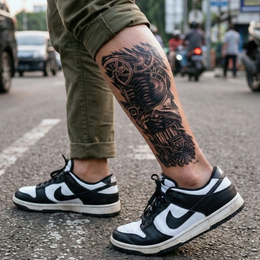 tato temporer kaki tangan cod tahan lama dan tahan air