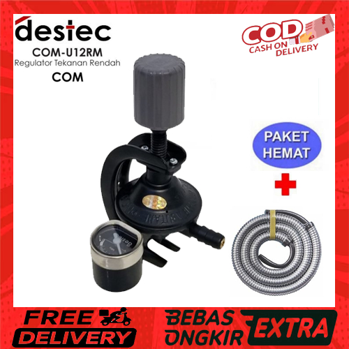 Regulator DESTEC Meter U12RM - Regulator Gas Destec COM U 12RM Regulator Kompor Gas