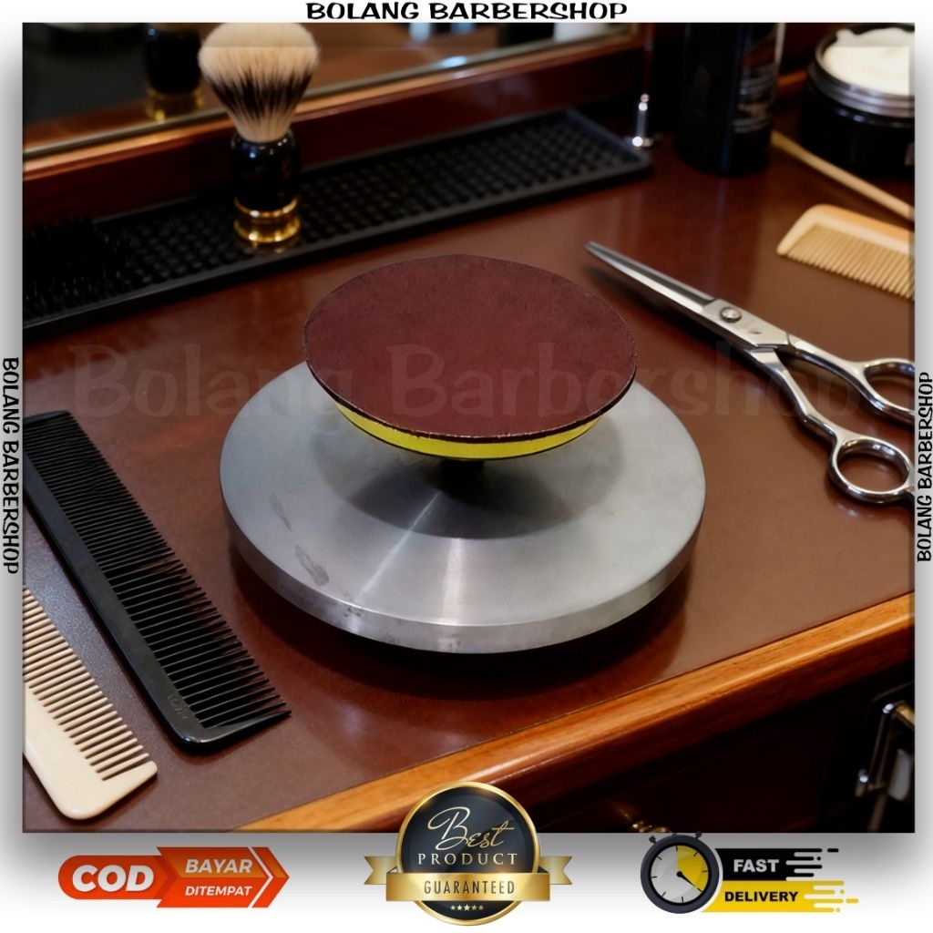 Piringan asahan mata pisau cukur rambut dan gunting Diameter 15 cm || Piringan Asahan Mata Pisau Cuk
