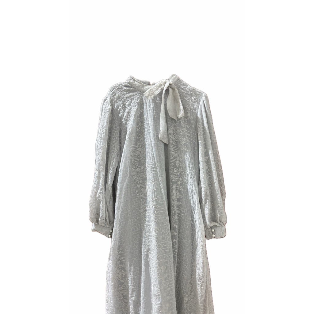 Dress Abu-abu