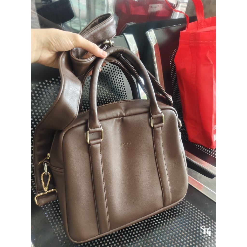 Tas Bag Wanita YOURKALLE Second | Synthetic Leather Coklat | Sleeve Tablet 10 inch | Preloved